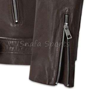 OEM Factory Customized Cheap <b>Smart</b> Casual Men Leather <b>Jackets</b> For Sale In Wholesale Price Leather <b>Jacket</b> - Product Image 4