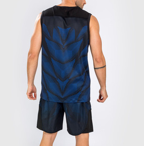 Camiseta sin mangas de algodón puro de 230 g de cuello redondo para hombre, estilo holgado, informal, deportivo, para fitness, verano - Product Image 2