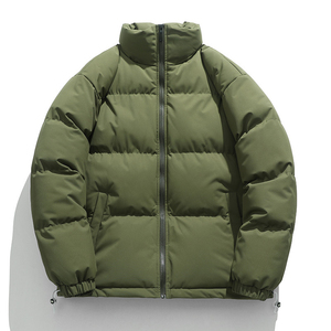 Unisex <b>Hooded</b> Waterproof Eco-Friendly Puffer <b>Jacket</b> Windproof Casual Winter Coat Down Filling Zipper Front Regular Fit <b>Fur</b> Trim - Product Image 4