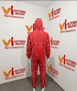 Ensemble de survêtement imperméable et coupe-vent unisexe pour moto, design réfléchissant, 2-en-1, léger et respirant - Product Image 2