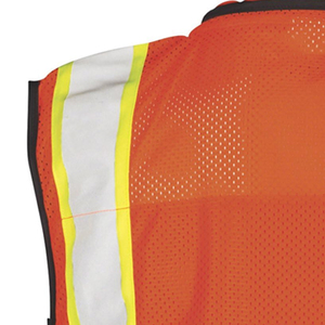 Chaleco de alta visibilidad de último diseño en grandes cantidades, reflectante, ligero, para trabajo, con logotipo y diseño personalizados. - Product Image 4