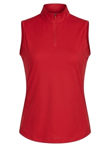 Chaleco Deportivo Ecuestre para Mujer, Top sin Mangas con Cuello Alto y Media Cremallera para Montar a Caballo y Entrenamiento - Product Image 2