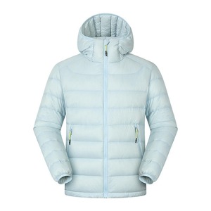 Men Customized Color Hybrid Puffer Jacket Thick Hooded Winter Quilted Streetwear Coat Stand Front Eco-Friendly <b>Windproof</b> - Product Image 2
