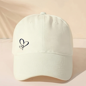 1 gorra de béisbol con estampado temático del amor, gorra ajustable con cierre a presión, una gorra moderna adecuada tanto para hombres como para mujeres - Product Image 5