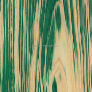 แผ่นไม้วีเนียร์ฮิโนกิญี่ปุ่นสีเขียวย้อมสีด้วยแรงดันสูงที่ได้รับสิทธิบัตร IRODORITAI ดีไซน์ญี่ปุ่น เนื้อเรียบ ตัดเป็นแผ่นบาง ขนาด 2000 มม. - Product Image 1