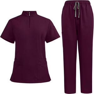 Tenues médicales confortables pour femmes et hommes, ensemble de blouses et pantalons médicaux, fabrication OEM disponible - Product Image 2