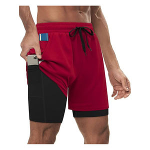 Shorts de sport et de fitness les plus vendus, shorts de compression pour la course à pied et la gym, shorts de sport pour la course à pied, prix de gros, service OEM - Product Image 2