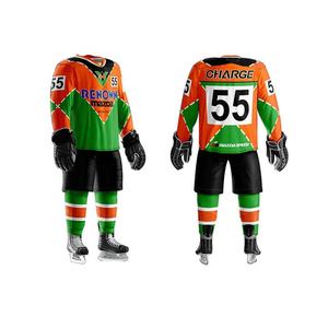 Maillot de hockey sur gazon respirant 100% polyester de haute qualité pour hommes, ensemble d'équipe personnalisé avec techniques OEM de sublimation pour le hockey sur glace - Product Image 4