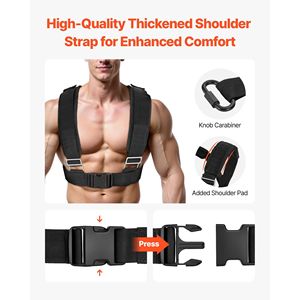 Attrezzatura arancione per allenamento con pesi da slitta Pull & Push per allenamento con velocità e forza - Product Image 5