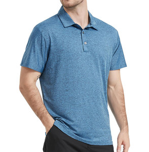 Nouveau design optimal, jersey tricoté solide pour chemise homme, manches courtes, haute qualité, logo personnalisé, séchage rapide, polyester/coton, vêtements décontractés - Product Image 4