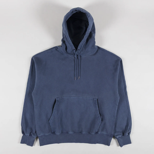Customizable Heavyweight Knitted Eco-Friendly Pullover Hoodie Unisex Regular Fit Hooded Collar Casual Solid <b>Button</b> Plus Autumn - Product Image 1