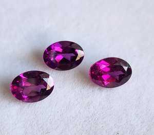 Piedras Preciosas Sueltas de Rodolita Natural al Por Mayor - Piedras Púrpuras Facetadas de Forma Ovalada para Joyería, Todas las Formas y Tamaños Disponibles. - Product Image 1