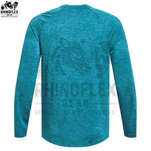 Camiseta Casual de Manga Larga RHINOFLEX GEAR Personalizada para Hombre y Mujer, 220g, Mezcla de Poliéster/Algodón, Antiarrugas, Secado Rápido y Transpirable - Product Image 4