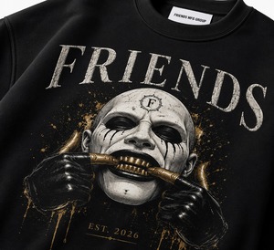 เสื้อสเวตเชิ้ตคอกลมสีดำพรีเมียมทรงโอเวอร์ไซส์ลายพิมพ์รูปหัวกะโหลกสไตล์สตรีทแวร์สำหรับผู้ชายใส่ในฤดูใบไม้ร่วง - Product Image 4