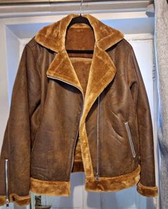 Champ King <b>Men's</b> Genuine Leather <b>Jacket</b> With Fur - Product Image 4