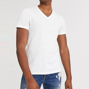 T-shirt décontracté pour homme, style hip-hop, coupe ajustée, ourlet incurvé, impression de logo personnalisée, 100% coton blanc, manches courtes, tendance, taille XXL - Product Image 3