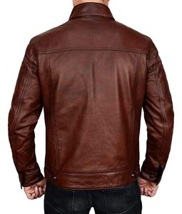 Veste en cuir pour homme en peau de mouton véritable, design personnalisé, vestes en cuir tendance de haute qualité, respirantes et chaudes, veste en cuir pour homme 2026 - Product Image 6