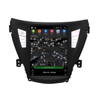 Autoradio de style Tesla avec écran vertical de 9,7 pouces, autoradio GPS vidéo, Carplay, Android Auto, lecteur DVD de voiture pour Hyundai Elantra 2016