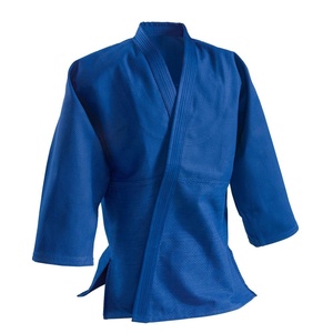 เครื่องแบบยูโดผ้าฝ้าย100% สีฟ้าแบบกำหนดเอง - Product Image 5