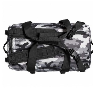Camouflage Duffel <b>Bag</b> Tactical Travel Gym Weekender <b>Overnight</b> <b>Bag</b> with Webbing Handles - Product Image 3