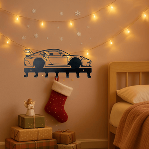 Gancio da Parete in Alluminio Stile Industriale CIFbuy a Tema Auto da Corsa, Decorazione per Ingresso con Tema Automobilistico, Tendenza TikTok, Servizio di Ritiro - Product Image 3