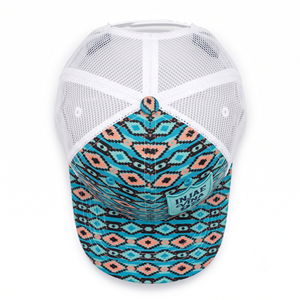 Gorra Trucker Personalizada con Parche Tejido con Logotipo, Malla Blanca en la Parte Posterior, 6 Paneles Estructurados, Estilo Western Rodeo, Casual y Deportiva, Cierre a Presión, OEM - Product Image 3