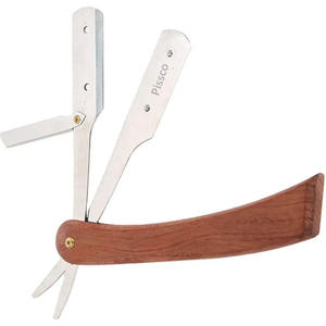 Navaja de Afeitar Plegable de Acero Inoxidable para Cejas, Barba y Cabello, Herramientas de Barbería para Hombre - Product Image 4