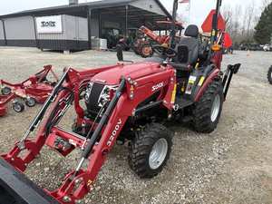 Tracteur Solis 4x4 d'origine avec chargeur arrière, système hydraulique, utilisation agricole, moteur diesel, matériel agricole, vente en gros, prix avantageux - Product Image 2