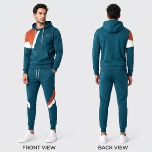 Chándal de hombre de alta calidad con tela suave y transpirable, de corte moderno, ideal para entrenamiento en el gimnasio, viajes y moda diaria. - Product Image 3