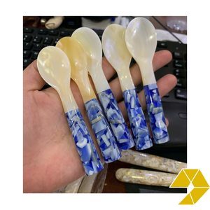 Cuchara de Concha Marina Vietnamita Hecha a Mano, Utensilio de Servir Costero, Vajilla con Temática Oceánica, Decoración para Casa de Playa, Regalo para Resort y Venta al por Mayor - Product Image 3