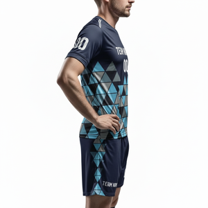 Customized Soccer Uniform <b>Set</b> Sublimation Football Jersey Breathable Short Sleeve Polyester Football Shirt Cheap Soccer Jersey - Product Image 5