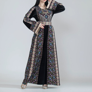 Elegante Vestido Thobe para Mujer, Estilo Árabe, Vestido Largo Islámico Modesto para Uso Diario y de Fiesta - Product Image 3