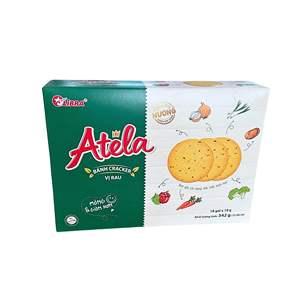 Venta al por mayor, ODM y OEM horneados con ingredientes frescos y naturales, galletas crujientes de verduras 342G - Product Image 2