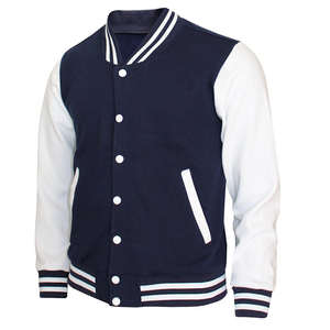 Chaqueta Varsity Informal de Tela Suave y Cómoda para un Estilo Universitario, Ropa Urbana y Vestimenta Informal - Product Image 1