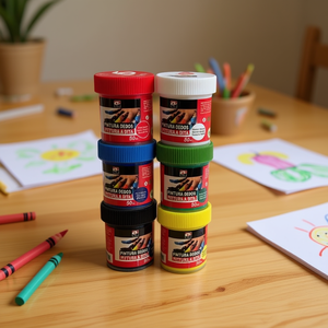 PINTURA DEDOS 50ML Ensemble de peinture au doigt rose Fournitures artistiques - Product Image 2