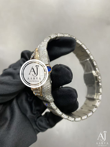 Montre mécanique couleur or avec incrustations de strass, cadran carré, bracelet, pour soirée et bijoux - Product Image 2