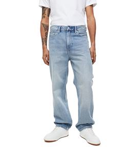 กางเกงยีนส์เดนิมทรงสลิมสั่งทำขายส่งสำหรับผู้ชาย คุณภาพสูง กางเกงยีนส์สีน้ำเงินยอดนิยม กางเกงยีนส์เดนิมผู้ชายแบบฟอกสี - Product Image 1