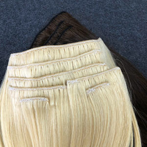 Extensions de postiches à clip de trame disponibles en différentes couleurs Extensions normales à clip ins Cheveux du Vietnam - Product Image 2