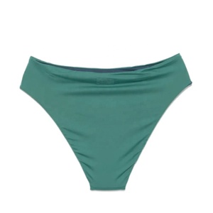 Ensemble de maillot de bain sportif 2 pièces OEM durable, soutien-gorge sans bretelles et culotte, 100 % coton, séchage rapide, respirant, imprimé écologique - Product Image 6