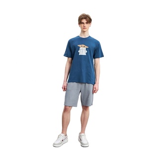 T-shirt imprimé pour hommes à la mode Summer Wear Casual 210 gsm Crew Neck Heavyweight Cotton Tee Shirts Best For Daily Wear - Product Image 2