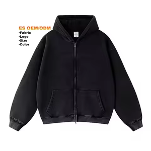 Conjunto Deportivo para Hombre, Negro, con Capucha, de Poliéster/Algodón, Manga Corta, Elástico en Cuatro Direcciones, Ligero, Cintura Elástica, Bolsillos Laterales, OEM - Product Image 3