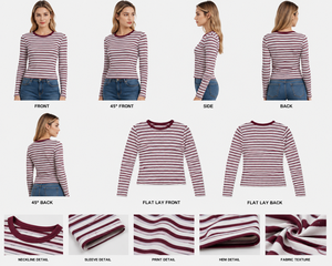 Camiseta de algodón estampada a rayas de 200 gramos para mujer, diseño personalizado, camisetas de hermandad 100% algodón, camisetas griegas - Product Image 6