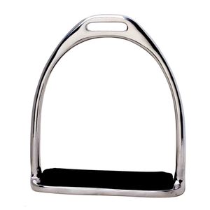 Estribos de Acero Inoxidable para Caballos con Superficie Antideslizante Negra para Equitación - Product Image 2
