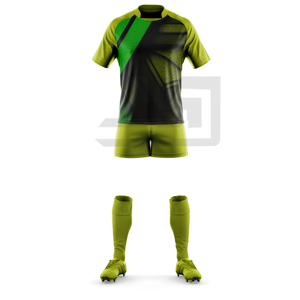 Uniforme de Rugby Estampado Premium, 100% Poliéster Ecológico, Sin Costuras, Resistente al Viento, Antibacteriano, Pantalones Cortos Ligeros - Product Image 4