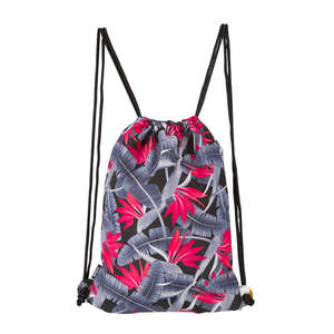 Printed <b>Drawstring</b> <b>Backpack</b> Multicolour Polyester Adjustable Sport Bag Modern Design Digital Printing Feature - Product Image 3