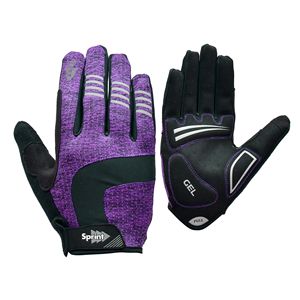 Guantes de Ciclismo Negros con Dedos Completos, Transpirables, Antideslizantes, con Gel en la Palma, para Ciclismo y Deportes al Aire Libre - Product Image 4