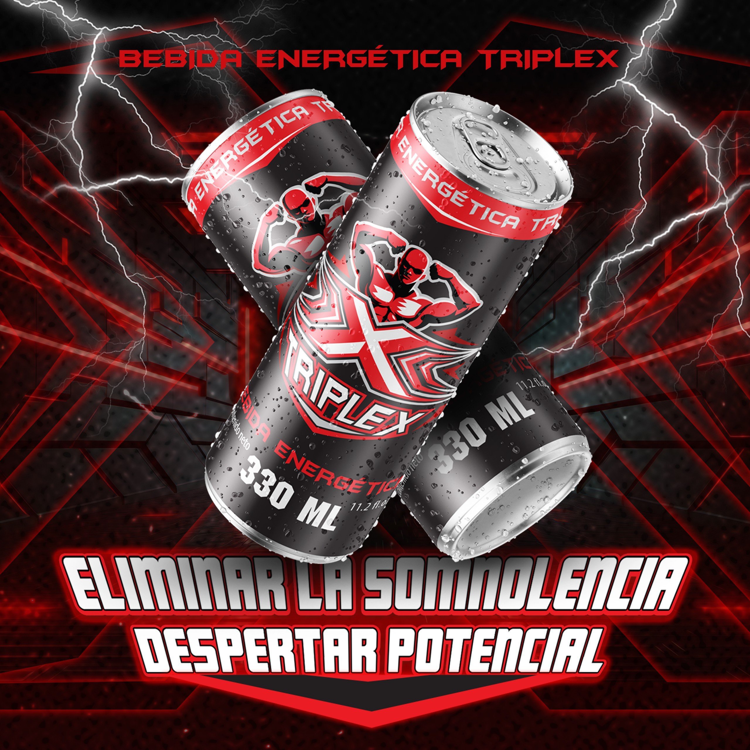 トリプルXエナジードリンク 330ml×24缶 カフェイン配合 エネルギー