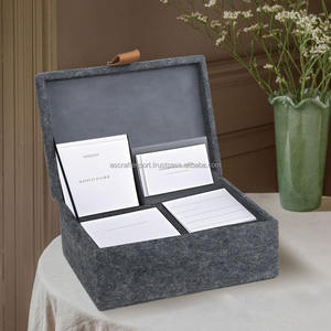 Boîte de rangement pour bijoux en résine et tissu décorative, organisateur artisanal pour accessoires - Product Image 1