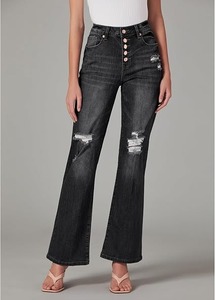 Achetez des jeans bootcut pour femmes Abdul Royal World Export, en coton, coupe classique, style vintage, soldes, prix abordable - Product Image 5