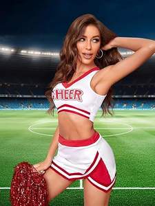 Tenues de cheerleading professionnelles pour jeunes filles, costumes de cheerleaders scolaires personnalisés, vêtements de danse fantaisie pour femmes - Product Image 6